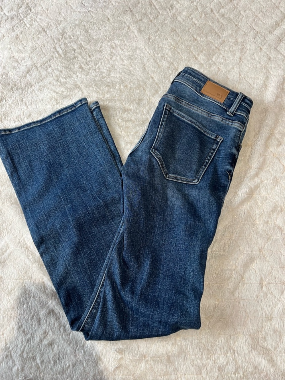 BKE Women's Dark Blue Boot Cut Jeans 25x34